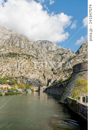 Kotor, Montenegro, Fortress landmark inside old part of city 141847074