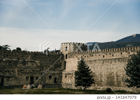 Fortress old town, stone heritage, fortification building, Mtskheta, Georgia Fortress old town, stone heritage, fortification building, Mtskheta, Georgia 141847079