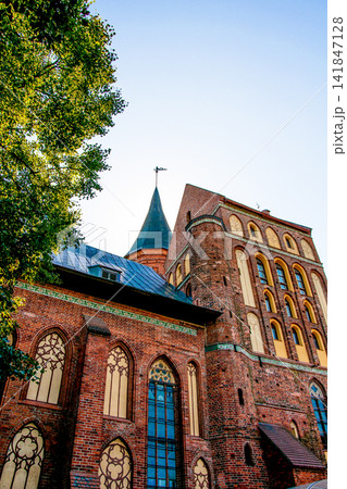 Kaliningrad, Russia, Kant Cathedral catholic temple architecture Kaliningrad, Russia, Kant Cathedral catholic temple architecture 141847128