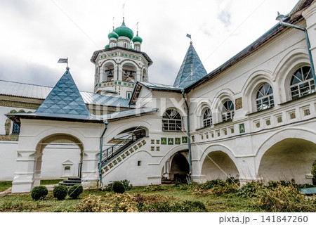 Nikolo-Vyazhishchsky orthodox Monastery temple in Novgorod region, Russia Nikolo-Vyazhishchsky orthodox Monastery temple in Novgorod region, Russia 141847260