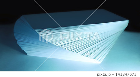 Abstract background from white sheets of paper Abstract background from white sheets of paper 141847673