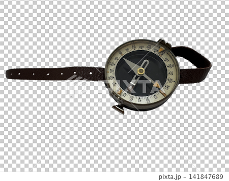 Vintage Wrist Compass with Leather Strap PNG , isolated on transparent background Vintage Wrist Compass with Leather Strap PNG , isolated on transparent background 141847689