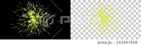 Vibrant green energy burst light effect PNG , isolated on transparent background Vibrant green energy burst light effect PNG , isolated on transparent background 141847856