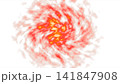 Fiery red vortex abstract fire swirl effect PNG , isolated on transparent background 141847908
