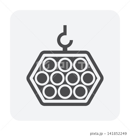 steel pipe icon 141852249