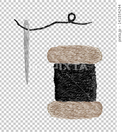 [Needle and thread set] Hand embroidery illustration material 141854244