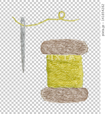 [Needle and thread set] Hand embroidery illustration material 141854282