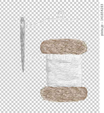 [Needle and thread set] Hand embroidery illustration material 141854283