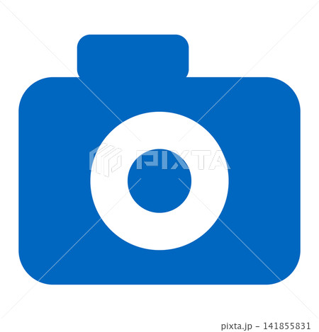 写真のカメラ 青いレンズ付きカメラ 写真のカメラ 青いレンズ付きカメラ 141855831