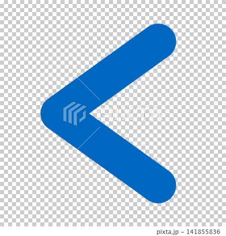 Less than sign (blue left-pointing inequality sign) Less than sign (blue left-pointing inequality sign) 141855836