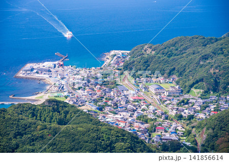 【千葉県】鋸山地獄のぞきから見る、東京湾フェリー金谷港 【千葉県】鋸山地獄のぞきから見る、東京湾フェリー金谷港 141856614