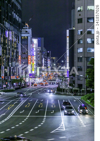 大阪夜景 梅田 阪急前 扇町通 大阪府大阪市 大阪夜景 梅田 阪急前 扇町通 大阪府大阪市 141857026