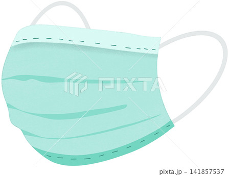 green face mask 141857537