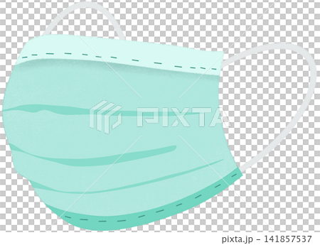green face mask 141857537