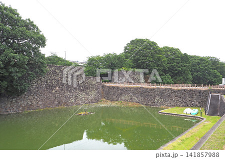 山形城跡(霞城公園) 二ノ丸南大手門跡(山形県山形市) 山形城跡(霞城公園) 二ノ丸南大手門跡(山形県山形市) 141857988