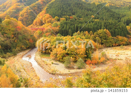 松川渓谷(秋) 高山村 松川渓谷(秋) 高山村 141859153