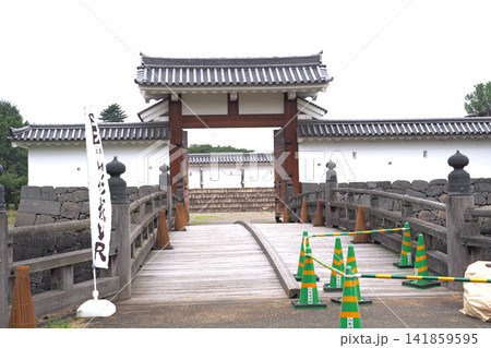 山形城跡(霞城公園)　本丸一文字門大手橋（山形県山形市） 141859595