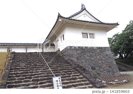 山形城跡(霞城公園) 二ノ丸東大手門櫓(山形県山形市) 山形城跡(霞城公園) 二ノ丸東大手門櫓(山形県山形市) 141859603