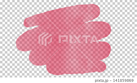 Pink square watercolor marker stroke, heading background material Pink square watercolor marker stroke, heading background material 141859869