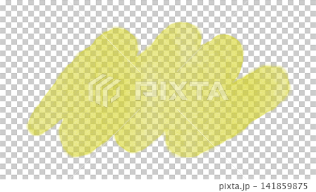Yellow watercolor brushstroke background, hand-drawn soft accent material Yellow watercolor brushstroke background, hand-drawn soft accent material 141859875