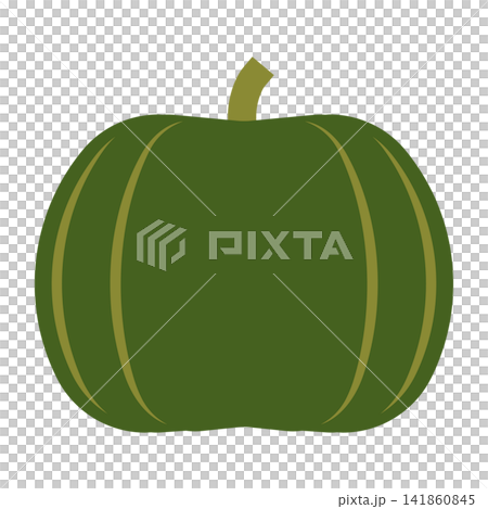 A green pumpkin with a simple design A green pumpkin with a simple design 141860845