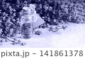 Lavender flowers and oil in the bottle 141861378