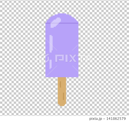 グレープ味のアイス_ドット絵 141862579