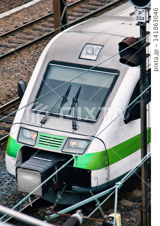 Modern high speed train Modern high speed train 141863046
