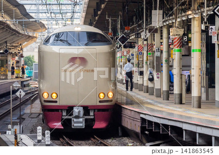 【東海道線】東京駅に到着するサンライズ瀬戸・出雲 【東海道線】東京駅に到着するサンライズ瀬戸・出雲 141863545