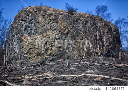 Pillow lava is evidence of underwater eruption Pillow lava is evidence of underwater eruption 141863573