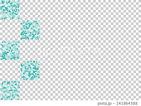 Heart pattern background Green 3 colors Border and solid color Heart Heart pattern background Green 3 colors Border and solid color Heart 141864388