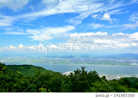 滋賀・比叡山からの風景 滋賀・比叡山からの風景 141865388
