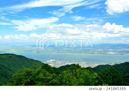 滋賀・比叡山からの風景 滋賀・比叡山からの風景 141865389