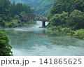 只見線「美しき夏の第四只見川橋梁」 141865625