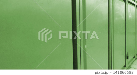 Green Industrial Metal Folding Door Texture 141866588