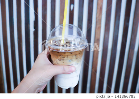iced coffee , iced latte coffee or iced macha coffee iced coffee , iced latte coffee or iced macha coffee 141866785