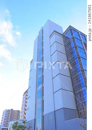 愛知県岩倉市、岩倉市役所の風景 愛知県岩倉市、岩倉市役所の風景 141867001