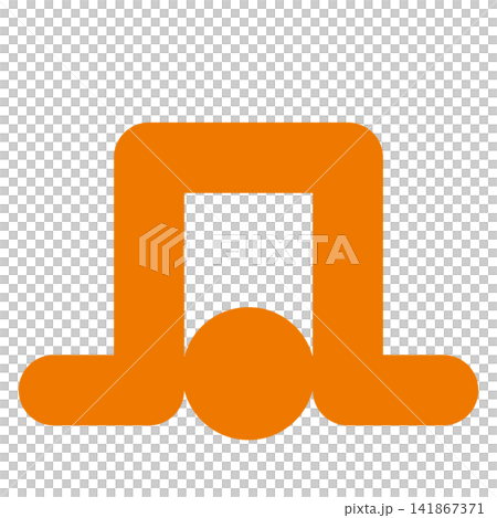 Detour: The orange line goes around the central circular obstacle. Detour: The orange line goes around the central circular obstacle. 141867371