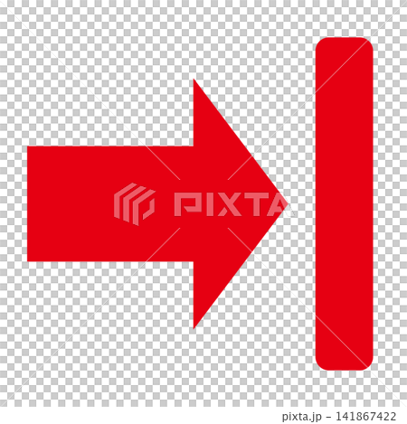 Limit Point Wall: The red arrow hits the wall and stops. 141867422