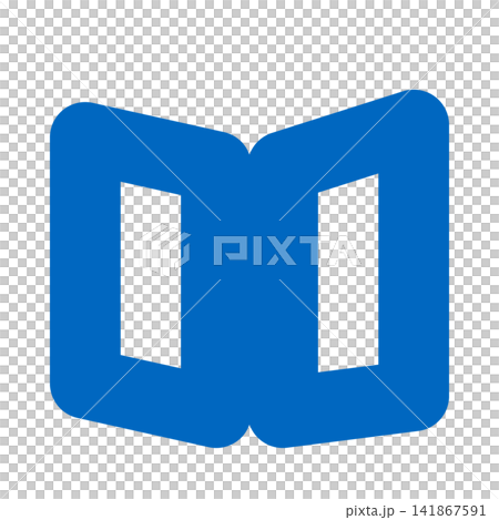 The open pages of the ledger; the left and right pages of the blue open ledger. The open pages of the ledger; the left and right pages of the blue open ledger. 141867591