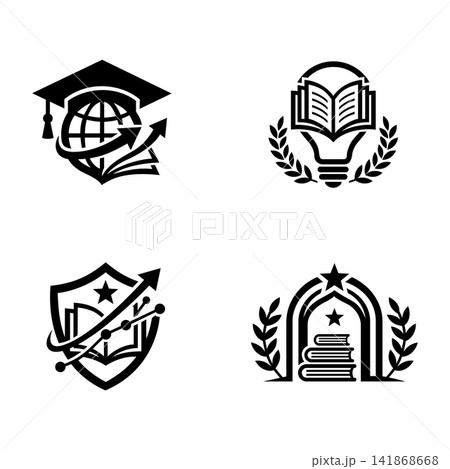 Education and Academic Success Vector Icon Set Education and Academic Success Vector Icon Set 141868668