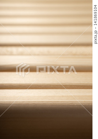 Pure natural wood slats with fiber texture as a background Pure natural wood slats with fiber texture as a background 141869104