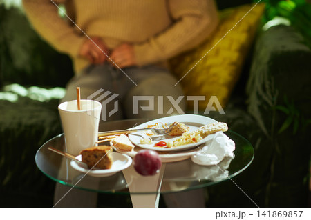 Digestive Discomfort and Fullness After Heavy Meal Digestive Discomfort and Fullness After Heavy Meal 141869857