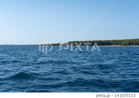 Beautiful view of the island from the open sea Croatia 20.07.2026 Beautiful view of the island from the open sea Croatia 20.07.2026 141870113