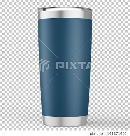 20 oz Tumbler with Handle Video on Transparent Background. 3d rendering 141871493