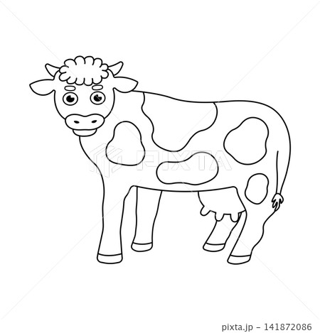 Cow coloring pages for kids Cow coloring pages for kids 141872086