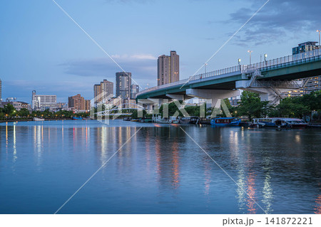 大川夕景 大阪市 大川夕景 大阪市 141872221