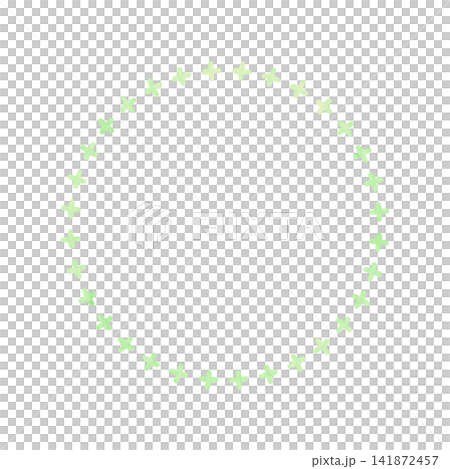 Cute watercolor frame material - light green - circle Cute watercolor frame material - light green - circle 141872457