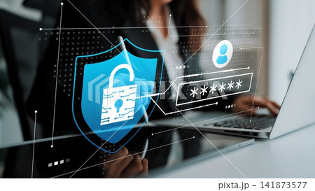 Secure Online Authentication Concept with Lock and Shield Icon Representing Cybersecurity, Identity Protection, and Data Privacy in Digital Era Gluon Secure Online Authentication Concept with Lock and Shield Icon Representing Cybersecurity, Identity Protection, and Data Privacy in Digital Era Gluon 141873577