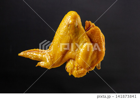 guangdong Salt-Baked Chicken Wings, Traditional Chinese Roasted Poultry Snack guangdong Salt-Baked Chicken Wings, Traditional Chinese Roasted Poultry Snack 141873841